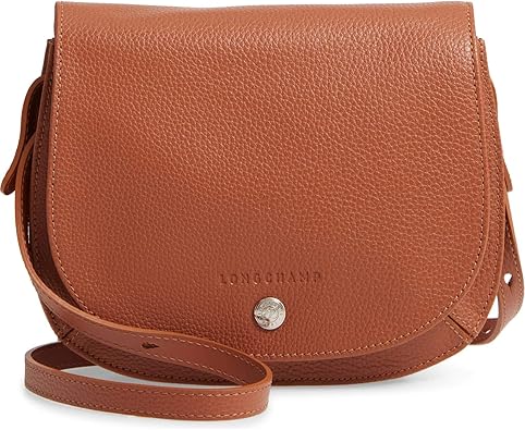 longchamp black leather crossbody bag