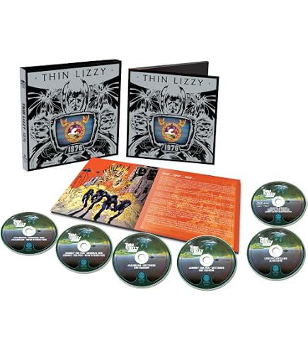 Amazon.com: Super7 Thin Lizzy Phil Lynott (Black Leather) - 3.75