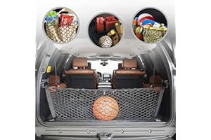 TN TRUNKNETS INC Envelope Style Automotive Elastic Trunk Mesh Cargo Net for Toyota Sequoia 2008-2025 - Premium Trunk Organizer and Storage - Luggage Net for SUV - Best Car Organizer for Toyota Sequoia