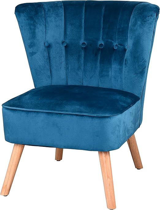 Unbekannt Hollywood Sessel Samt Stuhl Polstersessel Vintage 50er Jahre Polsterstuhl Palazzo Exklusiv Amazon De Kuche Haushalt