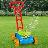 RAM Lawn Bubble Mower Push Along Toy with Bubble Solution 120ml 3 AA Bat view 3