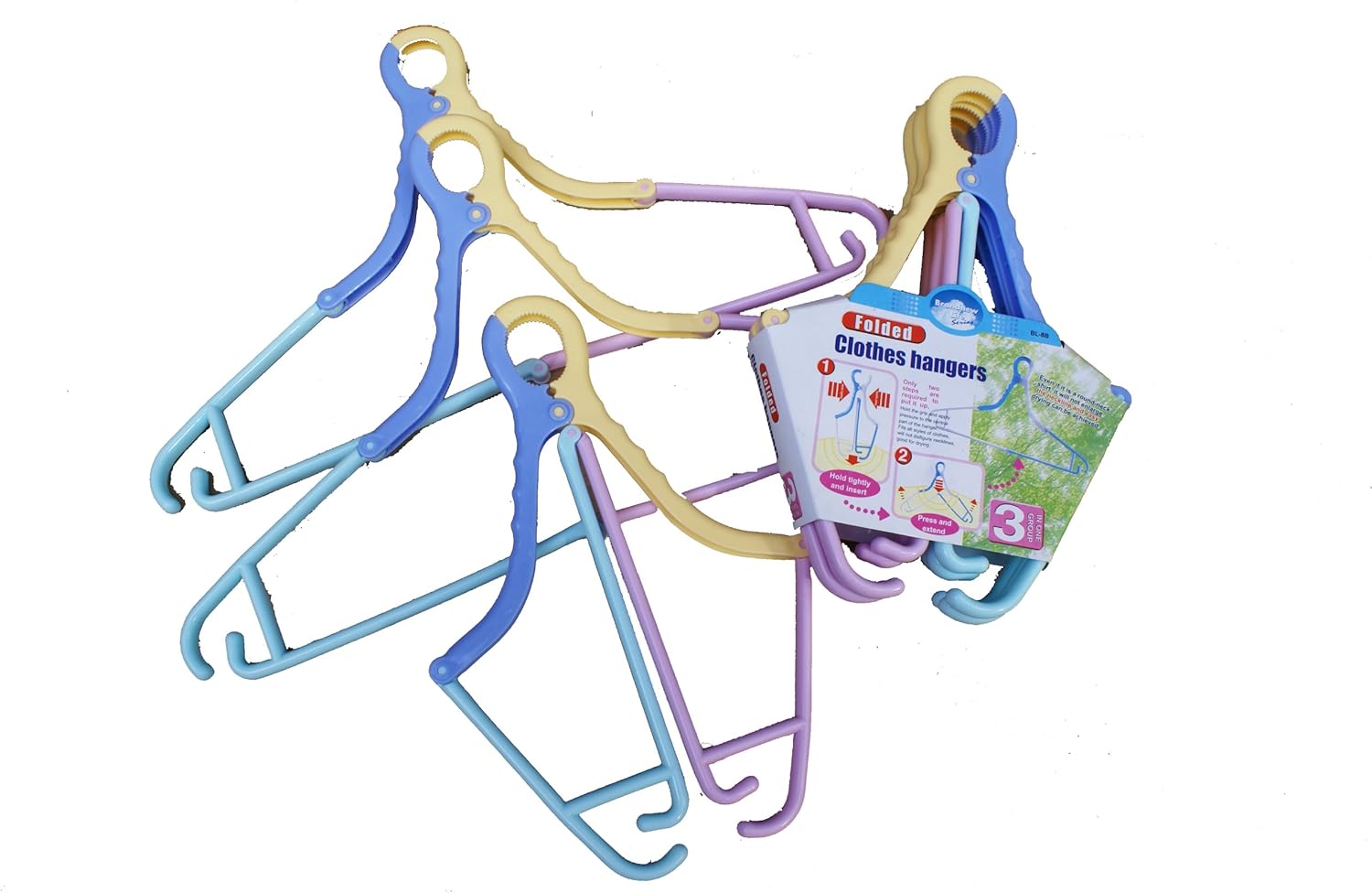 3 x Folding Hangers Perfect for Travel, Holidays and Cars Amazon.co