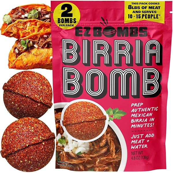 Amazon.com : EZ Bombs Pozole Bomb Seasoning, Pack of 2 – Authentic