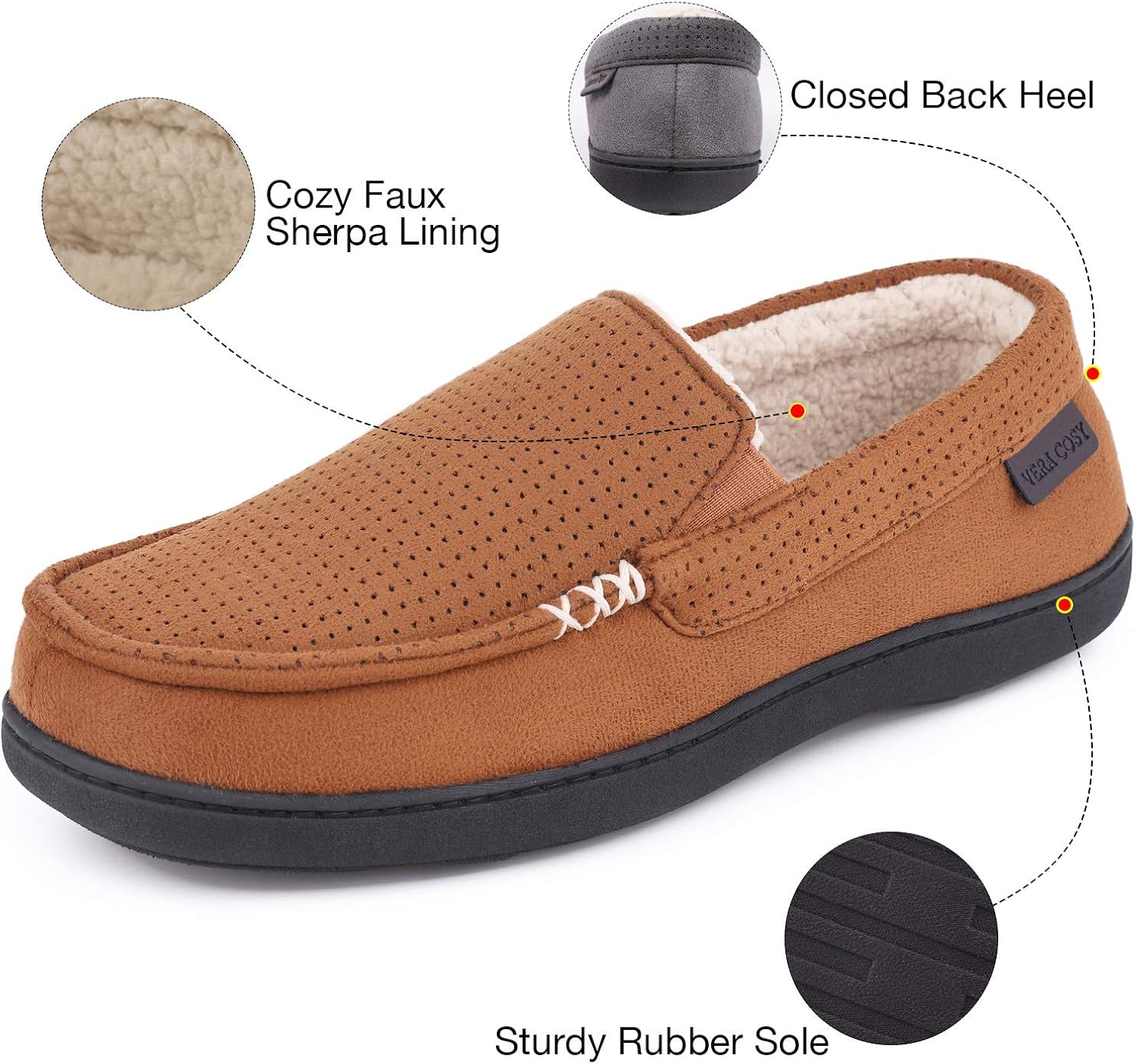 vera cosy mens slippers
