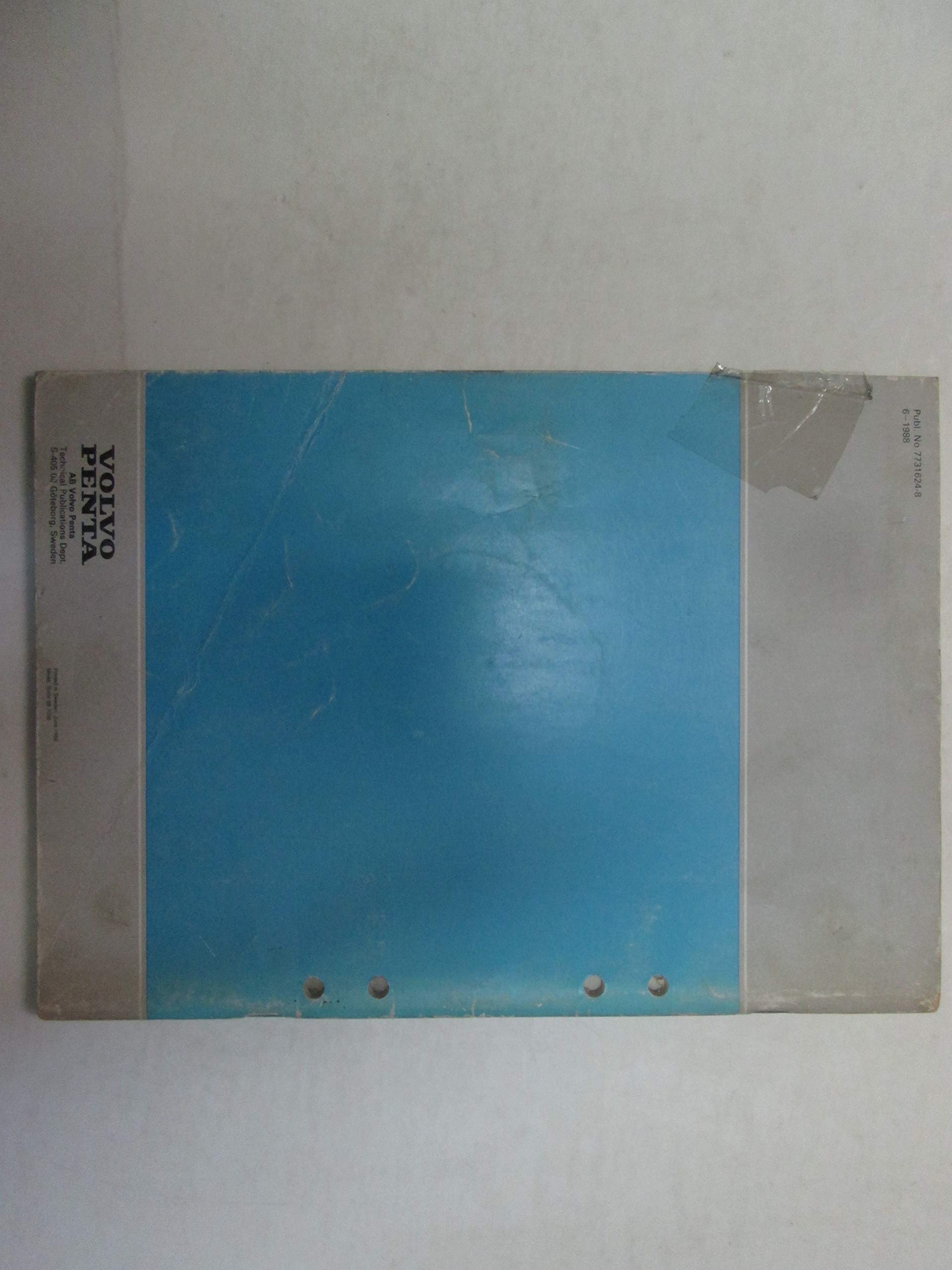 1988 Volvo Penta Workshop Manual AQUAMATIC Models 280 290 290A and  DUOPROP***: VO INC: Amazon.com: Books