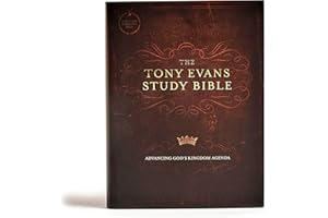 CSB Tony Evans Study Bible, Hardcover, Black Letter, Study Notes and Commentary, Articles, Videos, Charts, Easy-to-Read Bible Serif Type
