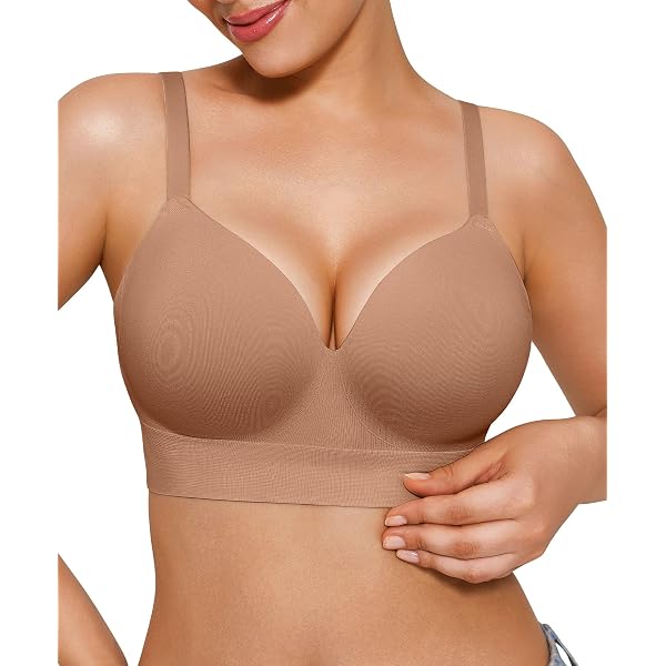 CHAOJIESI Plus Size Bra - Full Cup Underwire Bra With Floral Lace, 5 Hook Closure, Jewel Pink