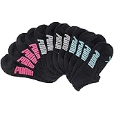 Puma Women's Invisble No Show Athletic Socks Black (pack of 6)