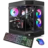 iBUYPOWER Y60 Black Gaming PC Computer Desktop Y60BA9N47TS03 (AMD Ryzen 9 7900X CPU, NVIDIA GeForce RTX 4070 Ti Super 16GB GP