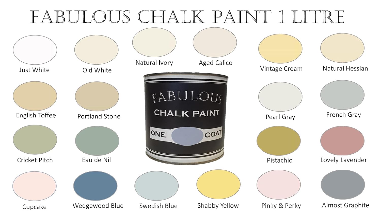 Fabulous Chalk Paint 1 lt "Portland Stone" Amazon.co.uk DIY & Tools