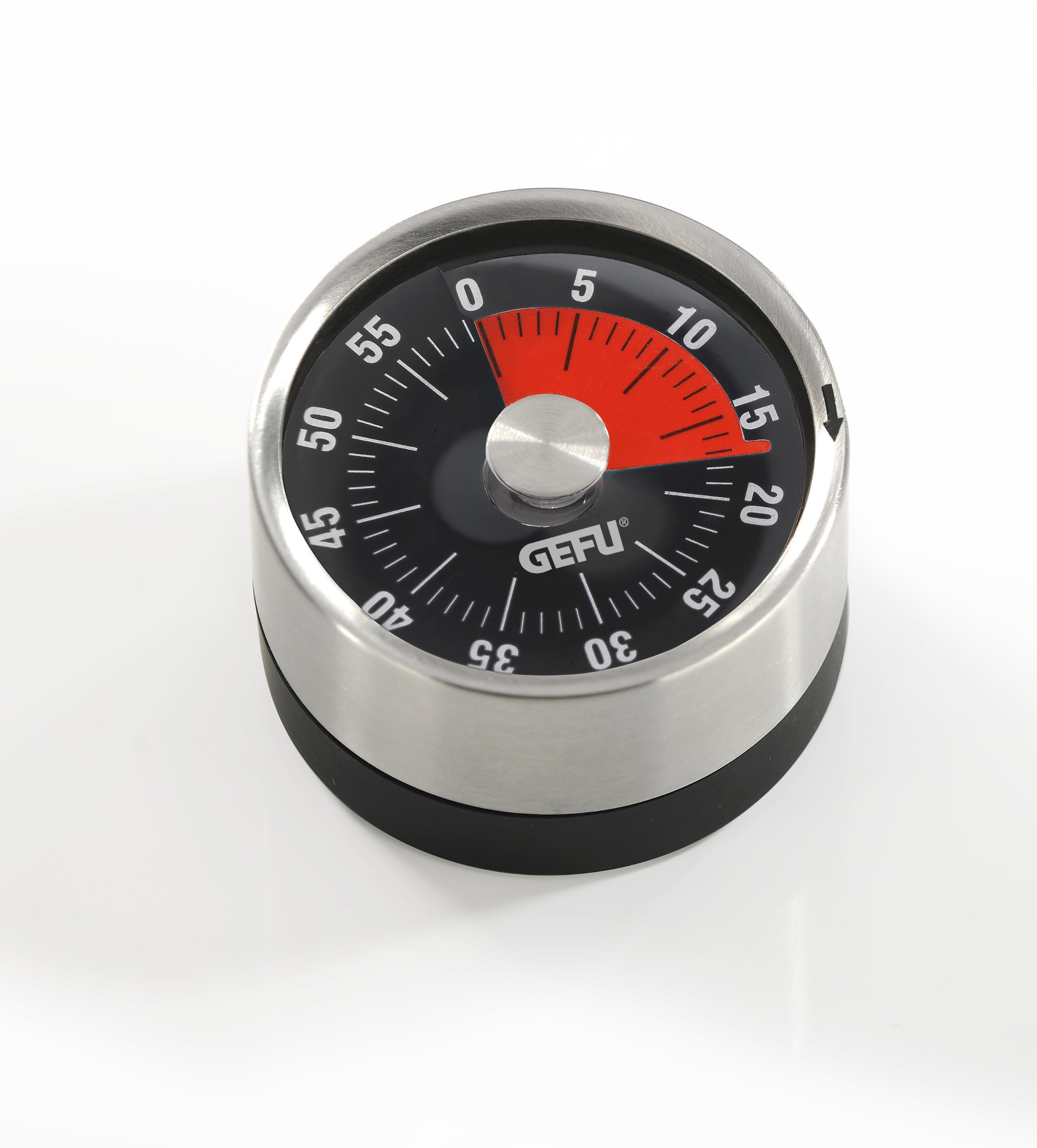 Gefu Timer, Steel, GF12310, 19 x 8,1 x 3,8 cm Diamètre 61 mm