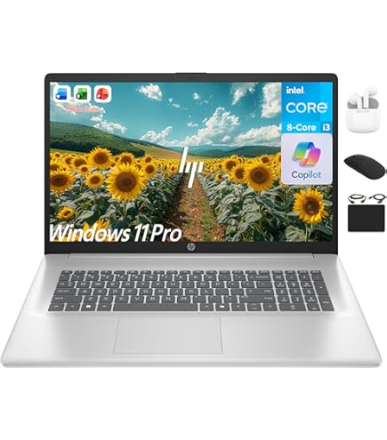 Amazon.com: HP 17 Inch Laptop Computer, FHD IPS Screen 17.3