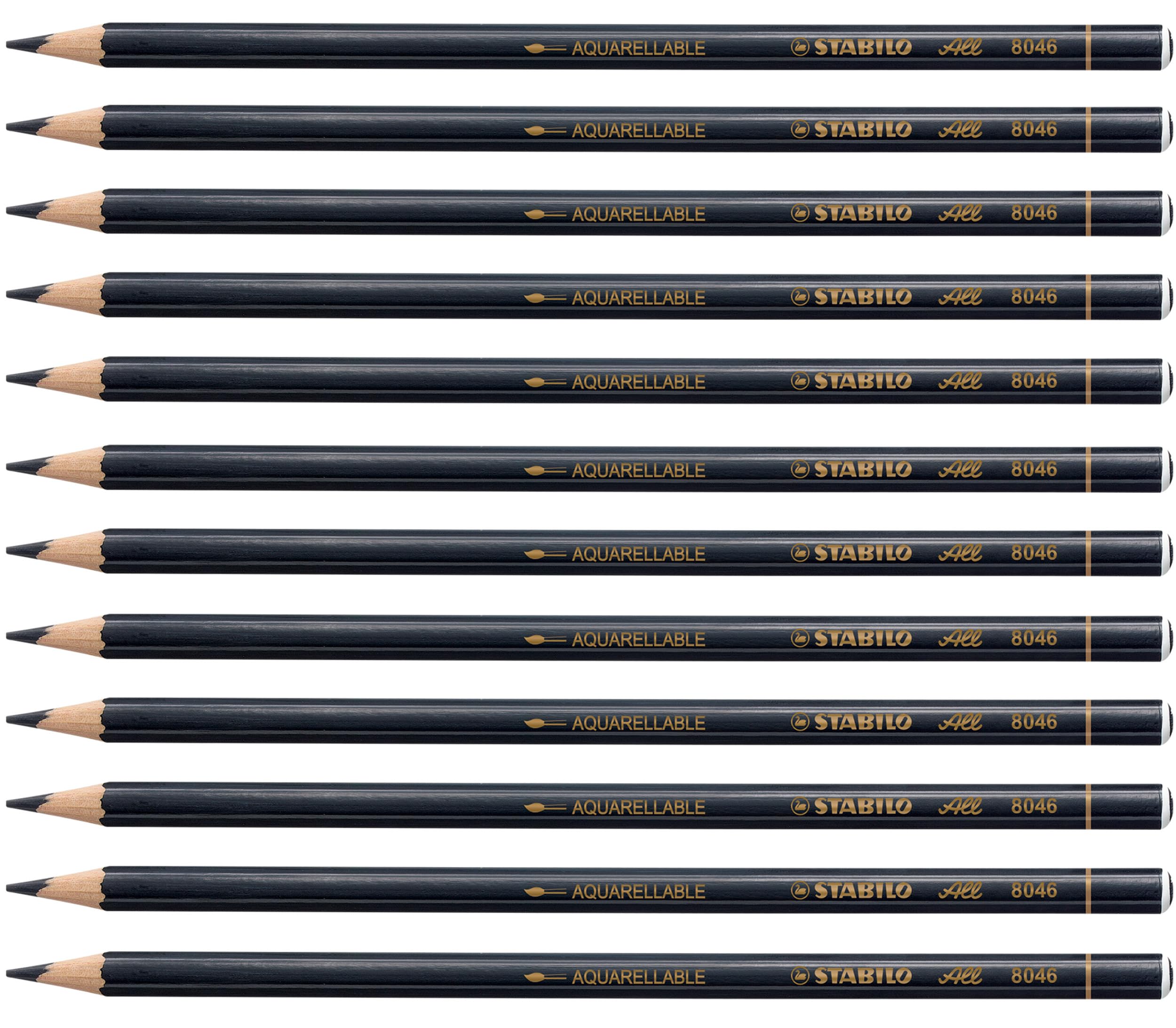 STABILO All - Coloured and Graphite Pencil - Pack of 12 - Black โ image 1