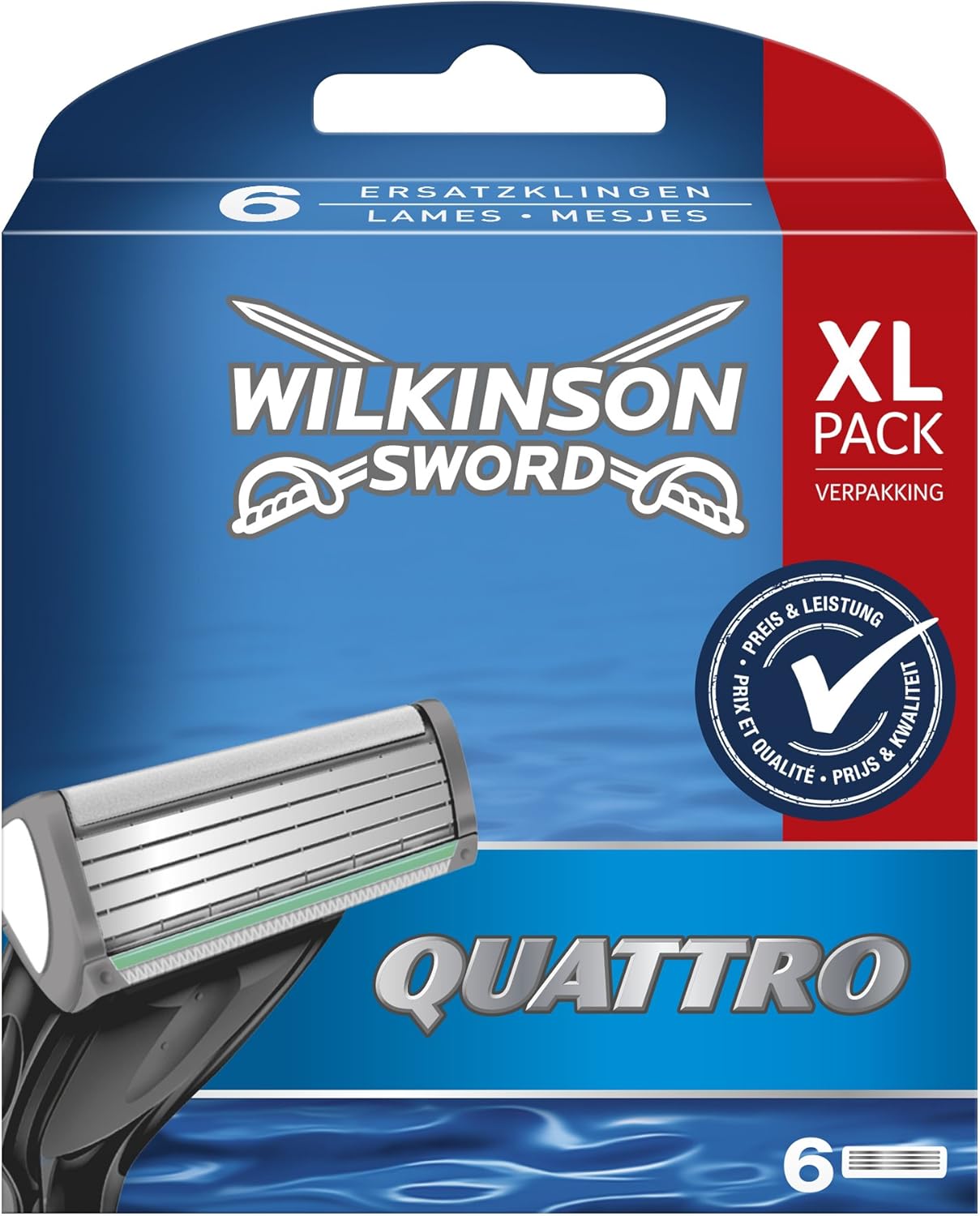 Wilkinson Sword Quattro Disposable Razors Amazon.co.uk Health