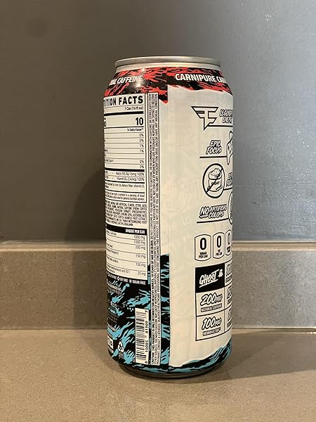 GHOST ENERGY X FAZE CLAN (FAZE POP) – PERFORMANCE ENERGY DRINK – SINGLE 16OZ CAN – ENERGY & FOCUS – NO ARTIFICIAL COLORS – 200MG OF NATURAL CAFFEINE, L-CARNITINE & TAURINE – GLUTEN-FREE & VEGAN