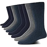 Calvin Klein Men's Cotton Blend Dress Crew Socks (8-Pack)