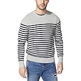 Nautica Mens Men's Stripe Knit Sweater