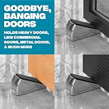 STRONGEST HOME XL Heavy Duty Door Stopper Chrome 5-Inch Door Wedge view 3