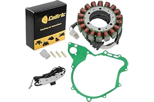 Caltric Stator and Gasket Compatible with Yamaha V-Star 650 Classic Xvs650A Xvs 650A 1998-2003
