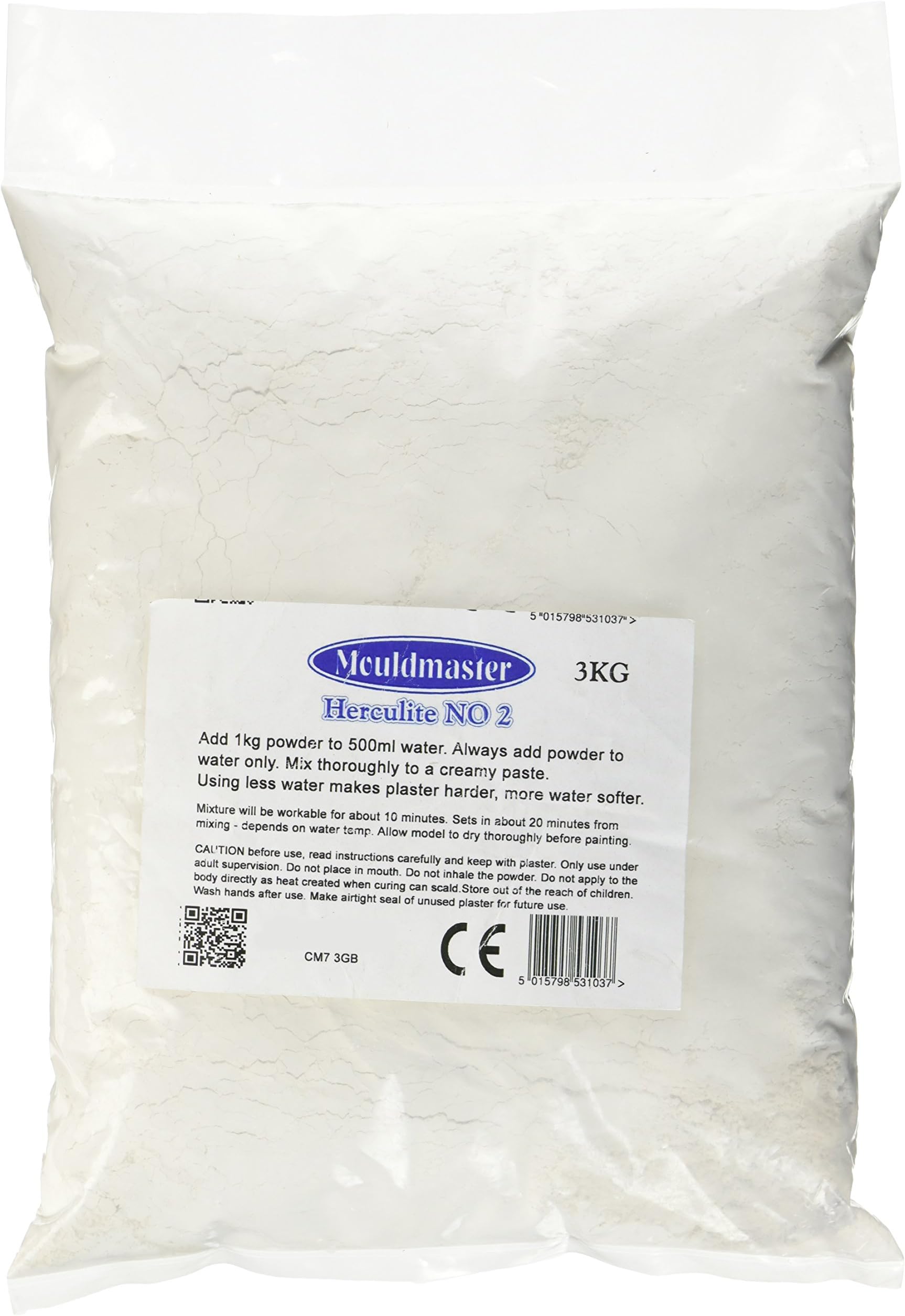 House of Handicrafts Herculite No.2 3kg Bag, 30x20x3 cm, White