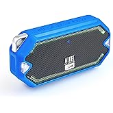 Altec Lansing - HydraMini Wireless Bluetooth Speaker, IP67 Waterproof USB C Rechargeable Battery with 6 Hours Playtime, Compact, Shockproof, Snowproof, Everything Proof (Royal Blue)