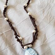 Collier Vaiana Princesse Moana - Pendentif Océan Main Issé, Chaîne Velours 52cm - Cadeau Fille Cosplay
