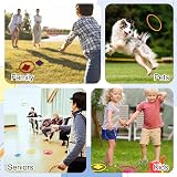 FRIUSATE 14Pcs Bean Bag Toss Ring Game Set for Kids Indoor Outdoor Carnival Fun view 6