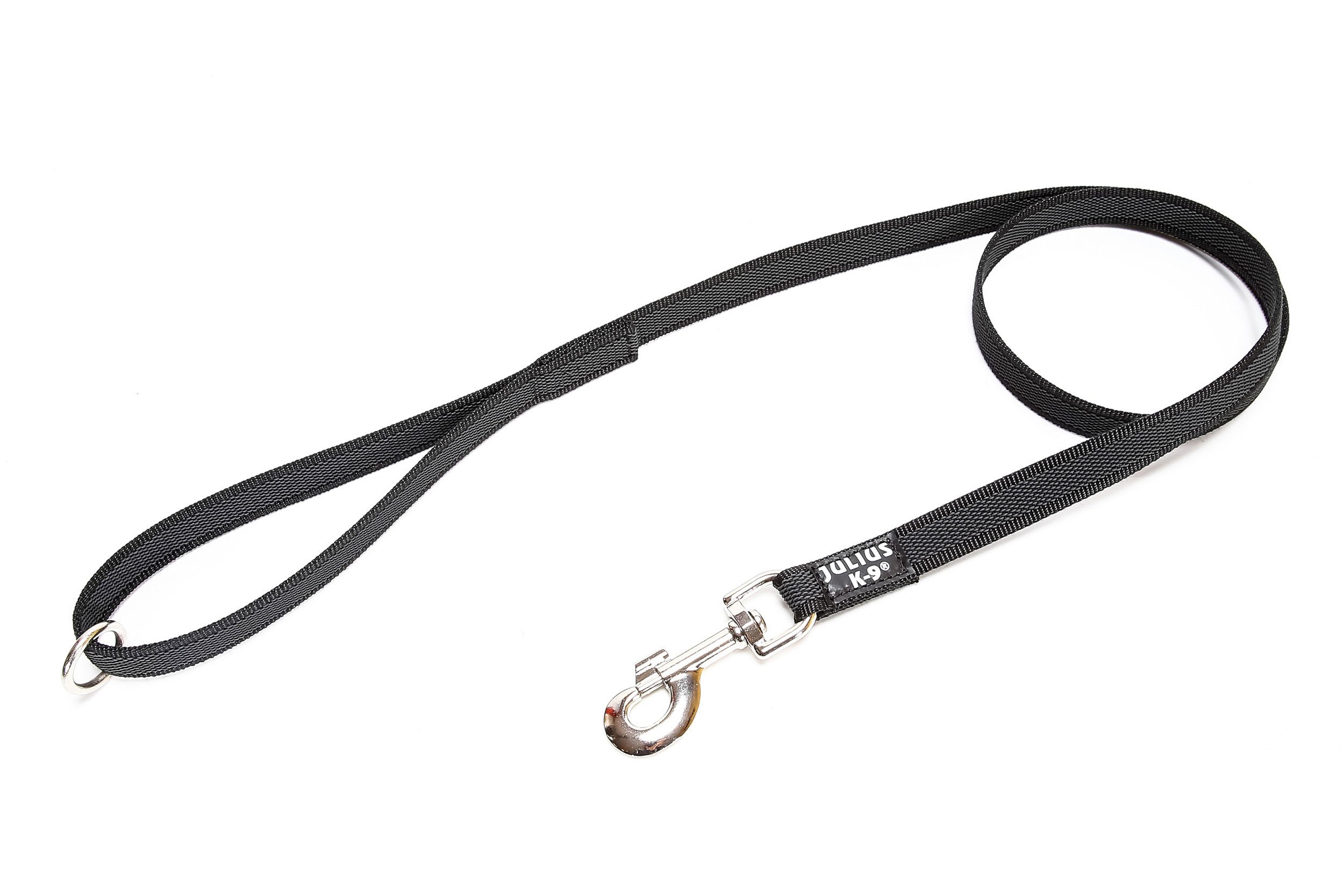 Color & Gray Super-Grip Leash with Handle, and O-Ring, 14 mm x 1,2 m, Black-Gray
