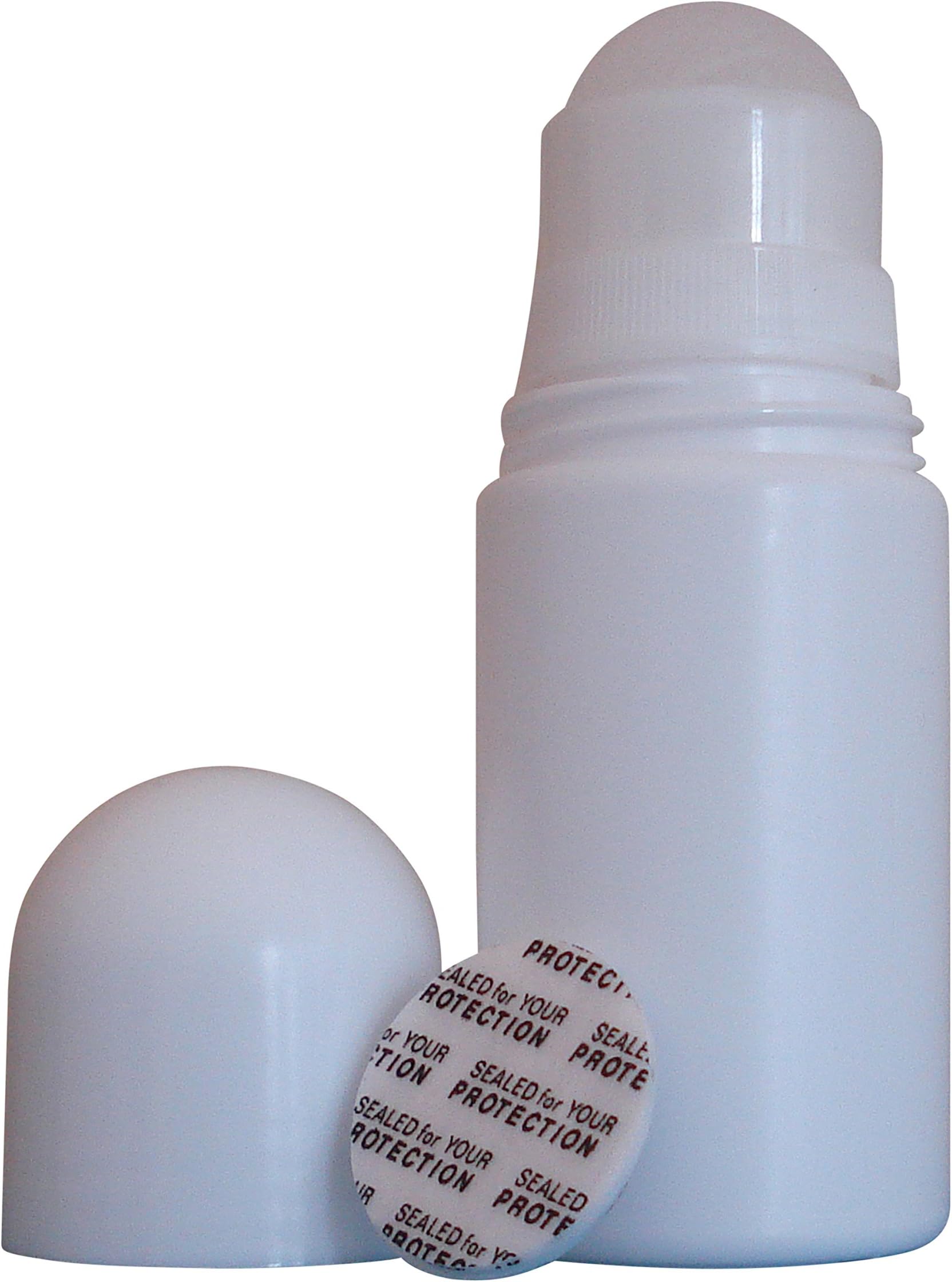 MagicHappens Empty Refillable Roll On Bottles – 50ml Leak-Proof DIY Deodorant Containers with Plastic Roller Ball, 2pc Set
