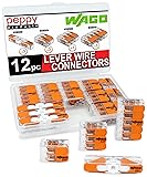 WAGO 221 Lever Nuts 12pc Compact Splicing Wire