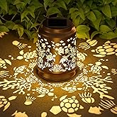 Sea Turtle Solar Lantern for Garden Outdoor Decor – Hanging Metal Light Decoration for Patio, Yard, Lawn, Pathway, Backyard – Birthday Gift for Mom, Women, Grandma