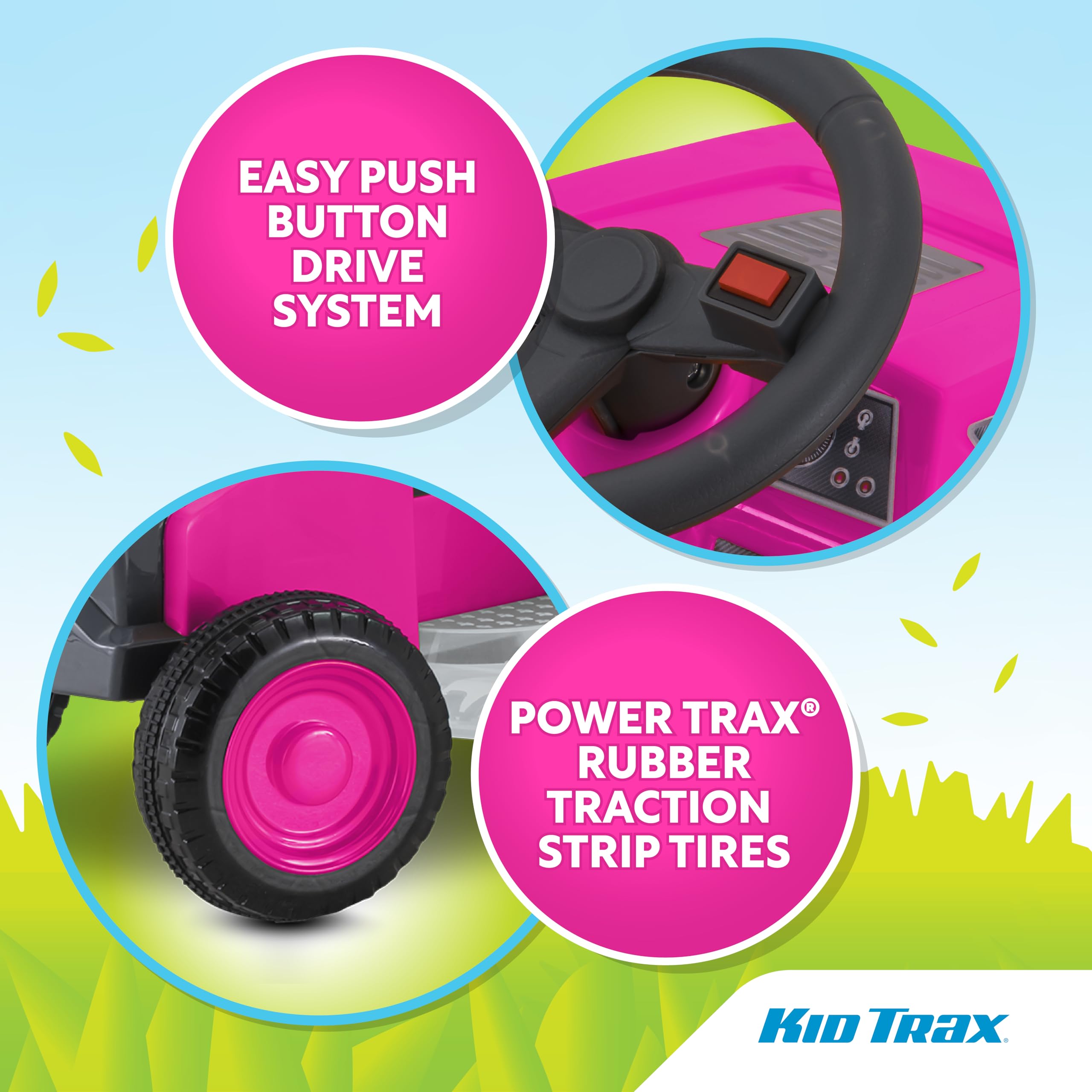 Kid Trax 6V Mow And Go Lawn Mower Image 3