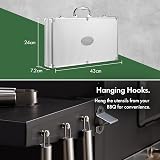VonHaus 25Pc BBQ Tool Set with Case Stainless Steel Accessories Kit view 6
