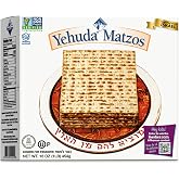 Yehuda Passover Matzo, 1lb | Crispy Matzo Crackers | Traditional Unleavened Bread | Kosher for Passover