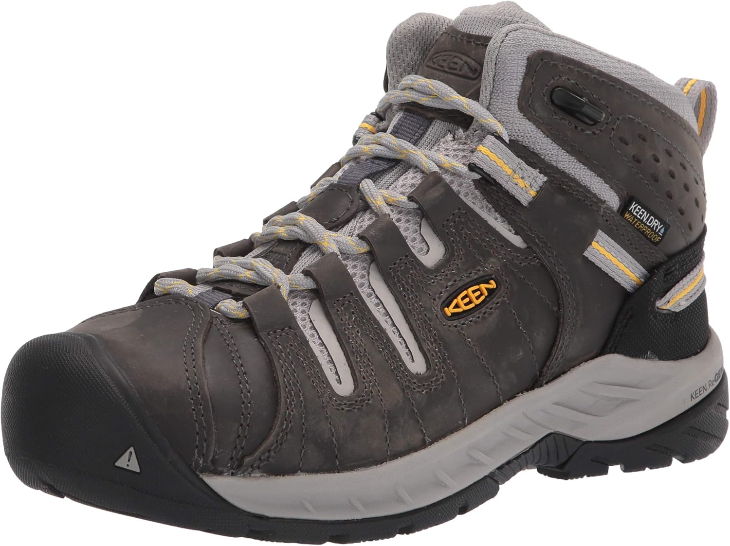 KEEN Utility Women's Flint 2 Mid Steel Toe Waterproof Work Boots Construction, 9 KEEN Utility Women's Flint 2 Mid Steel Toe Waterproof Work Boots Construction, 9