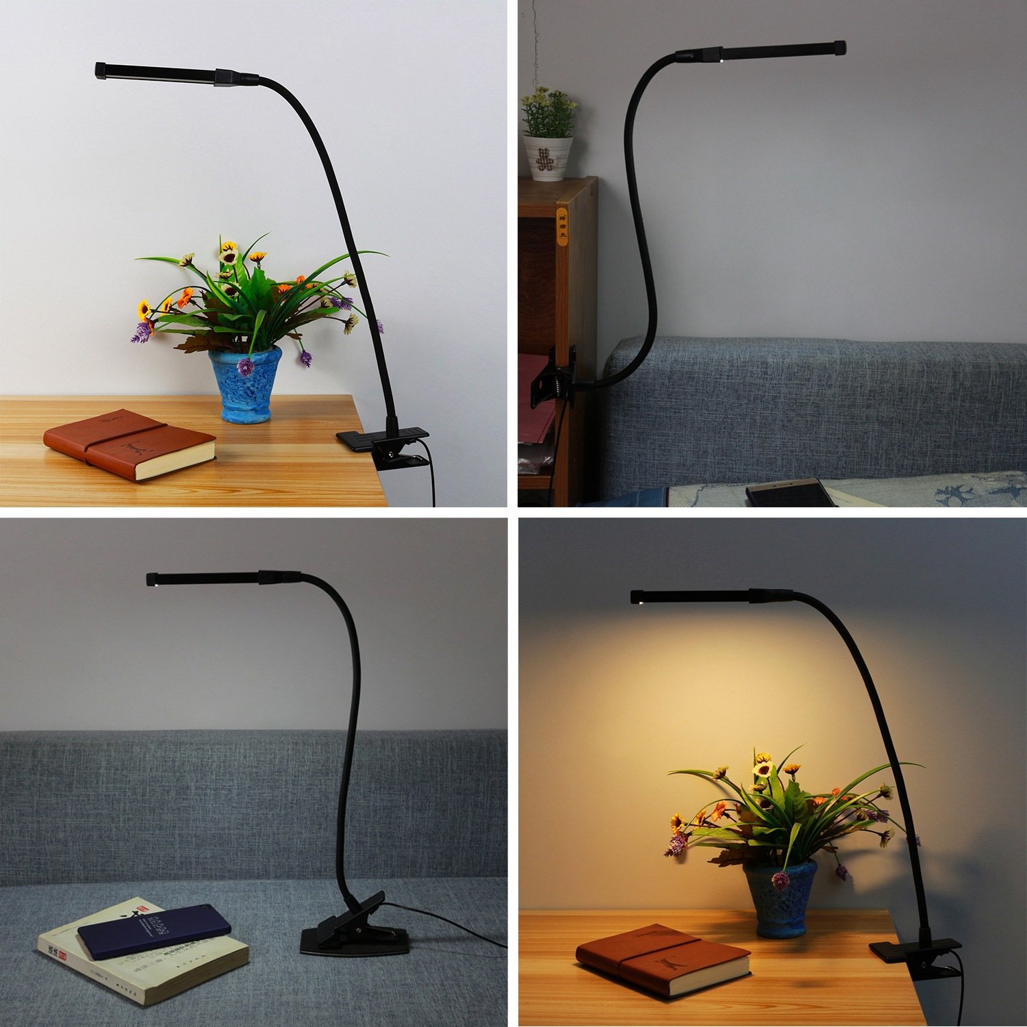 Dimmbar Eye Cared Bett Licht USB Powered Farbtemperatur Veränderbar