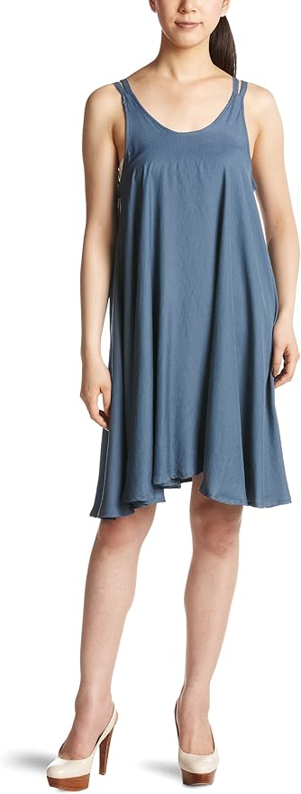 ケービーエフ Kbf Kbf サーキュラーワンピース Rns 03 ブルー One ワンピース チュニック 通販 Amazon