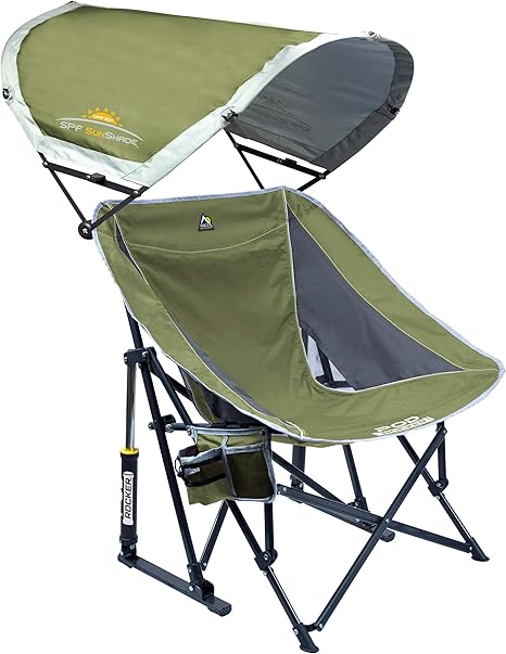 rocker folding chair with carrying case
