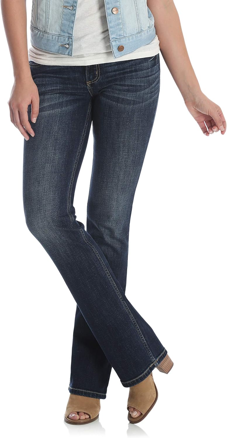 Wrangler Damen Retro Low Rise Bootcut Jeans Amazon.de Bekleidung