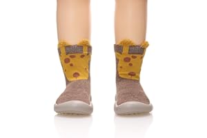 EOCOM Baby Shoes Toddler Boys Girls First Walking Socks Shoes Non-Skid Slipper Indoor Floor Sneakers for Unisex Newborn Infants