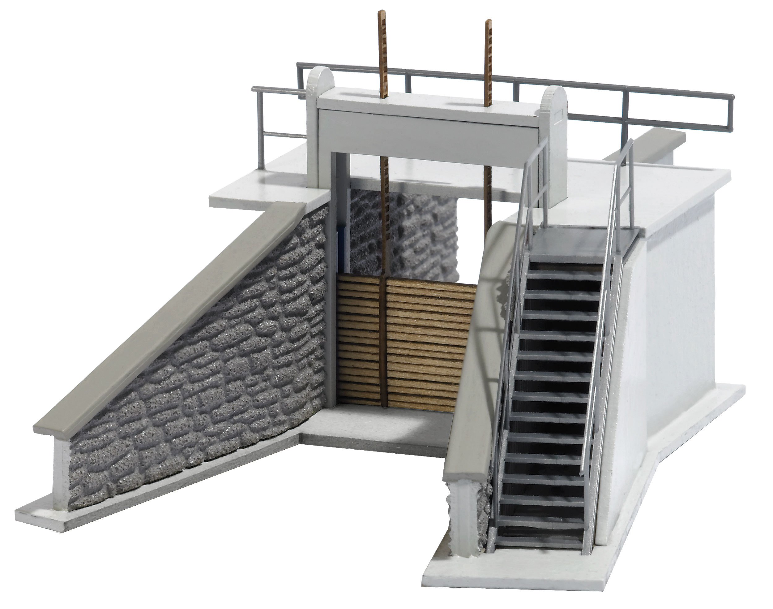 Weir With Foot Bridge