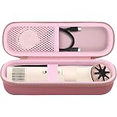 Syongsion Hard Carrying Case for Dyson HushJet Mini Cool Fan, Pink | Portable Travel Protective Storage Case with Shockproof EVA Shell, Organizer with Mesh Pocket and Hand Strap. Case Only