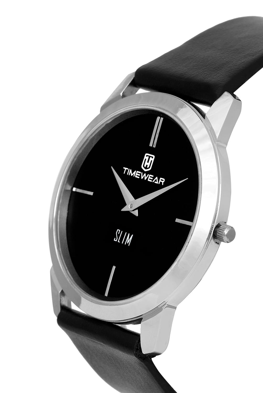 timewear analog black dial slim watch for men - 175bdccstg