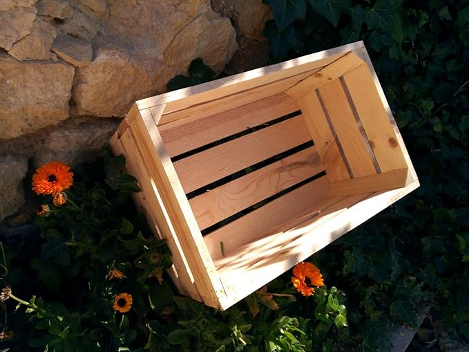 DECORANDO CON SAM Caja Madera Natural Tipo Fruta Vintage: Amazon.es: Hogar