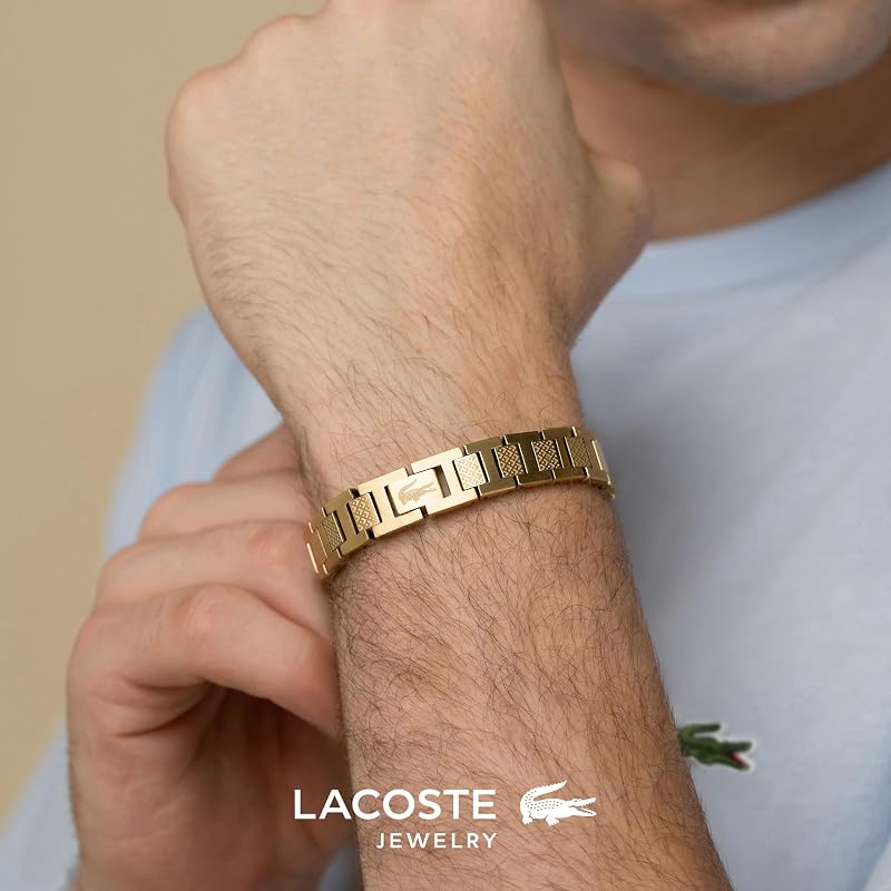 Brazalete de eslabón para Hombre Colección METROPOLE Decorado con diseño petit piqué - 2040120