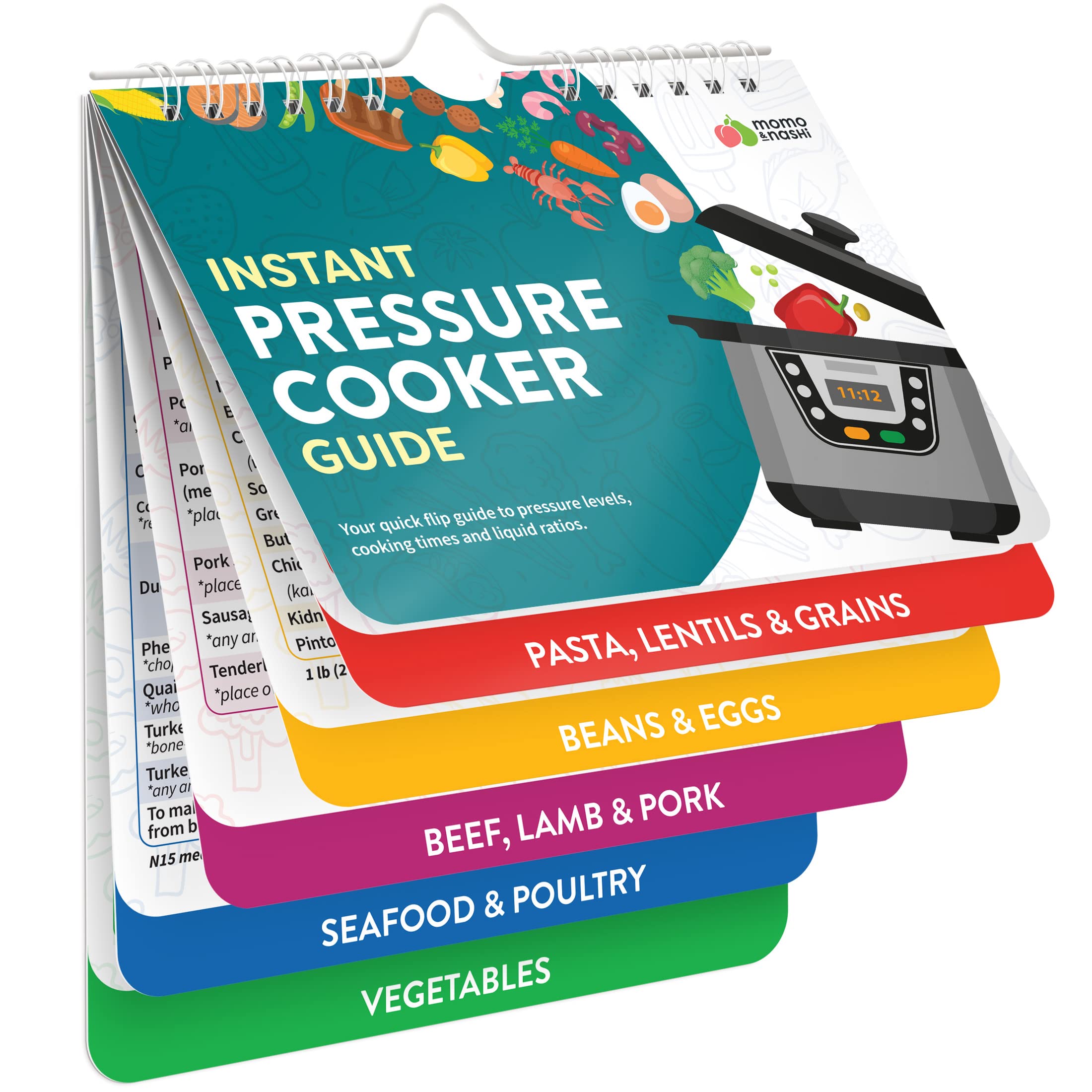 Photo 1 of Instant Pot Magnetic Cheat Sheet Magnet - Instant Pot Accessories - Cookbooks Pressure Cooker Cooking Guide - 7”x 6” Instapot Booklet - Instantpot Cooking - Kitchen Gifts for Women - Kitchen Gadgets