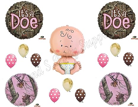 It S A Doe Camouflage Baby Girl Shower Balloons Decoration Supplies Mossy Oak By Anagram It S A Doe Camouflage Baby Girl Shower Balloons Decoration Supplies Mossy Oak By Anagram