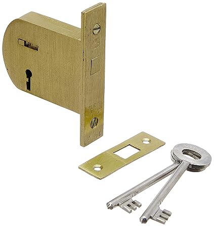 Harrison H-0117 70mm Brass Four Lever Ht Sliding Lock Set (Silver)