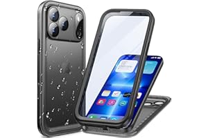 Cozycase TOP Case for iPhone 17 Pro Max Waterproof IP68 Military Protective Heavy Duty 360 Shockproof Full Body with Screen C