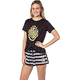 Harry Potter Womens' Wizarding World Hogwarts Crest Sleep Pajama Set Shorts